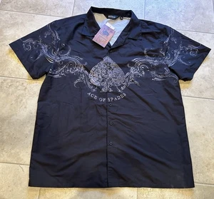 Buffalo Outdoors Workwear kurzärmliges Camp-Hemd mit Knopfleiste Ace Of Spades Large - Bild 1 von 8