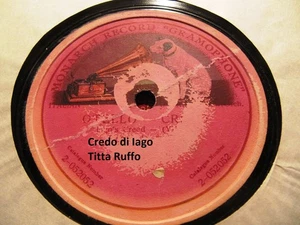 1914 Titta RUFFO Baritone OTELLO Credo in un Dio crudel MONARCH RECORD 2-052052 - Picture 1 of 1