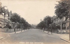 POSTCARD  SURREY   SANDERSTEAD  PURLEY OAKS ROAD    RPPC - Picture 1 of 2