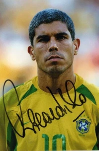 BRASILIEN, MIDDLESBROUGH & CORINTHIANS: RICARDINHO SIGNED 3,5x5 ACTION PHOTO + COA - Bild 1 von 1
