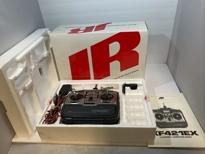 New JR XF421 EX FM JRP5212G Channel 19 R/C Airplane Transmitter - Image 1 of 4