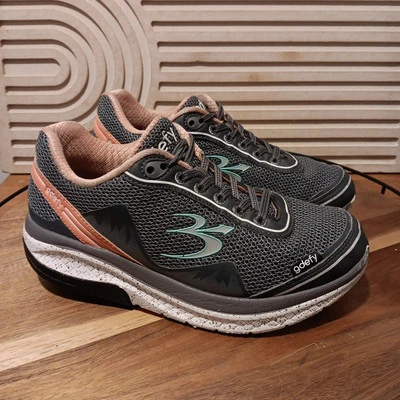 Zapatos Gdefy By Gravity Defyer para mujer 8 Mighty Walk atléticos grises TB9024FPG-M Foto 1 de 4