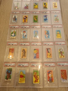 PSA Graded Full Set 1989 Brooke Bond Food Magical World of Disney Consec Graded - Picture 1 of 17