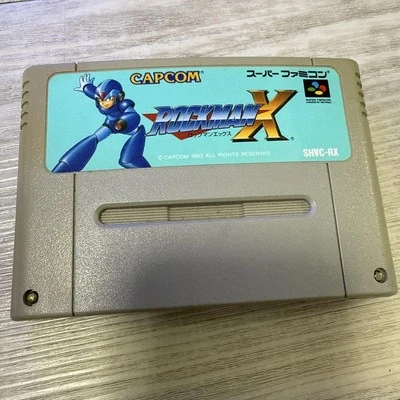 Rockman X Super Famicom Cartridge Only Tested Working CAPCOM 1993 Japan SHVC-RX - Image 1 of 3