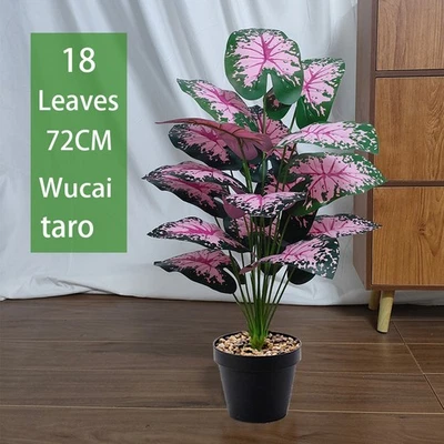 Large Artificial Palm Tree in Pot Fake Plant Outdoor Garden Home Office Decors - Image 1 of 4