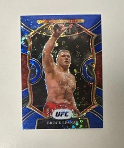 2021 Panini Select Brock Lesnar Concourse Blue Disco  Prizm /99 UFC #18 - Picture 1 of 2