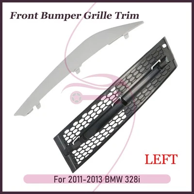 Parrilla de parachoques delantero y moldura lado izquierdo para BMW 335i/xDrive E92 E93 2011-2013 Foto 1 de 4