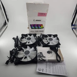 MSI MPG F120 ARGB-3B 1200 RPM Fan 120mm Anti-Vibration ARGB (3 Fans) - Picture 1 of 9