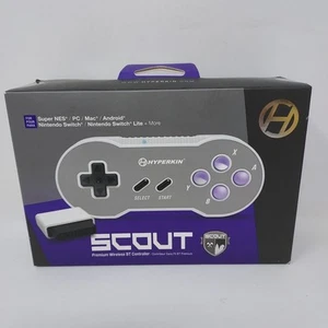Hyperkin "Scout" Premium BT Controller for Super NES/PC/Mac/Android - Picture 1 of 6