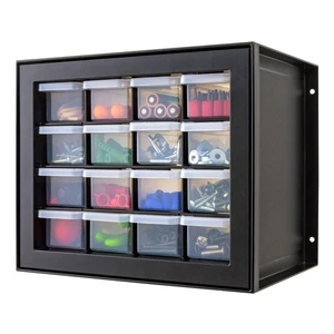 IRIS Small Drawer Organizer Storage 16-Drawer Craft Cabinet for Screws Hardwa... - Picture 1 of 5