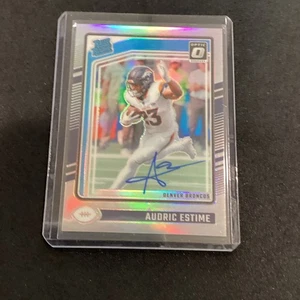 2024 Optic Rated Rookie Audric Estime #206 Holo Prizm (RC) Auto /150 - Picture 1 of 2