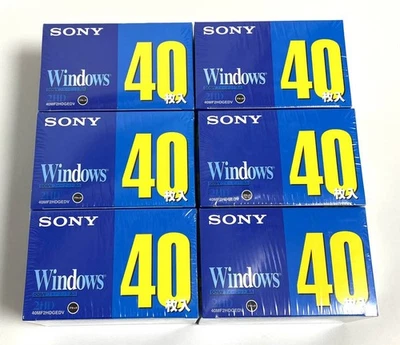 Sony 3.5" 2HD Floppy Disk 1.44MB DOS/V Format 240pcs 40MF2HDGEDV New SealedJapan - Image 1 of 4