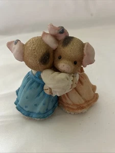 This Little Piggy Figurine Enesco 1996 You’re Always There When I Need A Hug - Picture 1 of 7