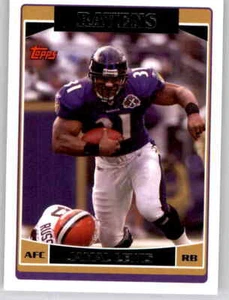 2006 Topps Jamal Lewis NFL Base Card PWE Ravens #216 - Picture 1 of 2