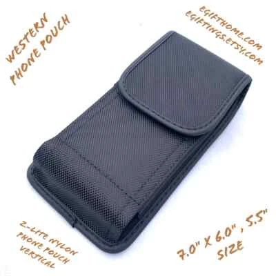 Z-LITE NYLON RUGGED PHONE POUCH LARGE BELT LOOP & CLIP OVERSIZE UNIVERSAL NEW - Image 1 of 4