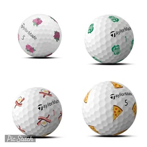 TaylorMade TP5 Pix SE Balls *SOLD OUT* Masters $ Pizza Bacon Egg Aloha Cheers - Picture 1 of 45