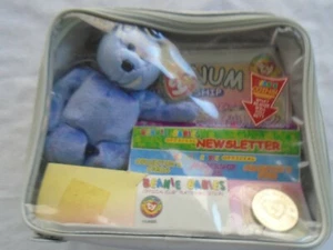Ty Beanie Babies Platinum Membership Club Bear In Case - Picture 1 of 3
