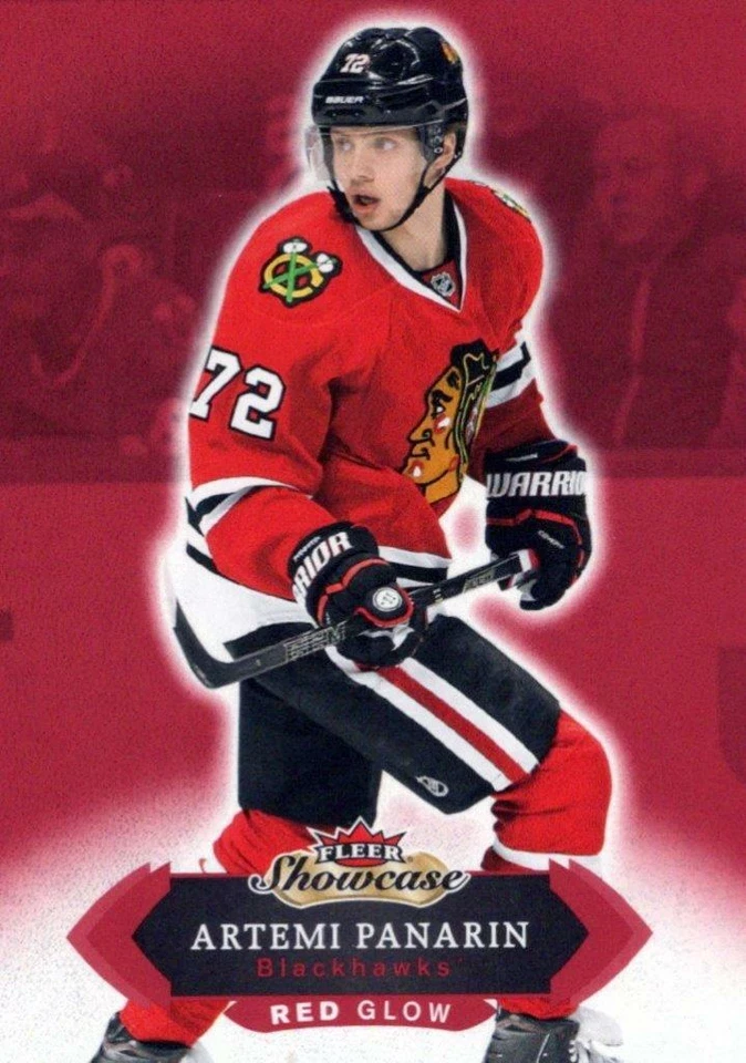 2016-17 Fleer Showcase Red Glow #97 Artemi Panarin Blue Jackets - Image 1 of 1