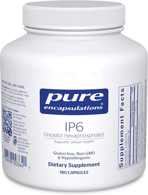 Pure Encapsulations IP6 Soporte Antioxidante Hipoalergénico 180ct Foto 1 de 2