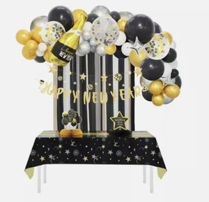 New Year Party Kit Celebration Theme Party Decoration Bundle - Picture 1 of 7