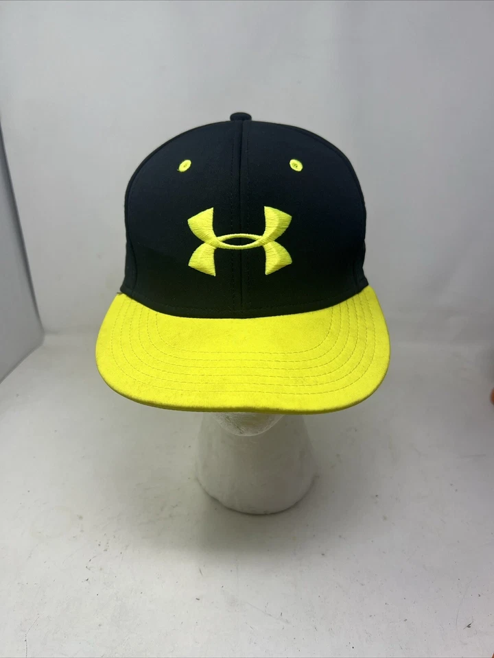 Gorra de Combinación NFL Combine Negra Verde Talla Mediana Grande de Under Armour Mens Heat Gear ¡RARO! Foto 1 de 1
