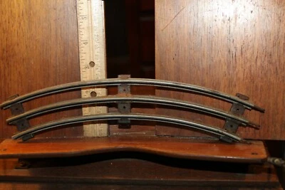 Vintage O Scale Train Track Curved 9" .027 - Image 1 of 4