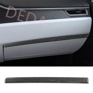Tira de guantera copiloto de fibra de carbono para Tesla Model X 2016-20 / S 2012-20 - Imagen 1 de 16