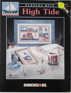 Dimensions Barbara Mock HIGH TIDE Lighthouses Cross Stitch Pattern Chart (1998) - Picture 1 of 1