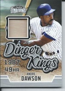 2020 Leaf Lumber Kings Baseball ANDRE DAWSON Dinger Kings 8/12 Game Used Bat