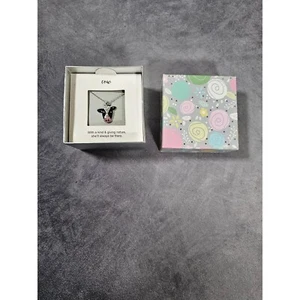 Schöne neue in Geschenkbox Kuh Anhänger 18" Halskette Kohl's - Bild 1 von 5