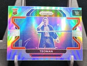 2022 Panini WWE Prizm Silver Teoman #42 Rookie RC - Picture 1 of 2