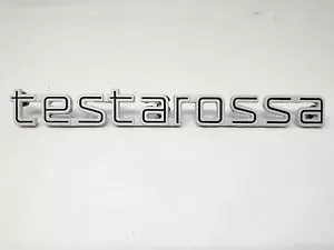 Ferrari 61501500 Testarossa Original OEM Aluminum Emblem Badge Motif 512TR USED - Picture 1 of 9