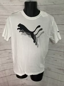 PUMA - Triple Cat - White T-Shirt Short Sleeve Men's Size S - Picture 1 of 5