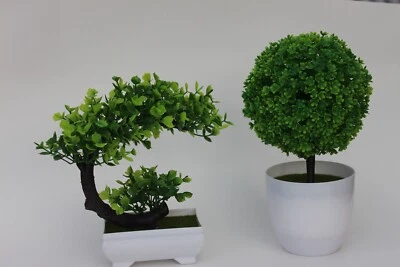 2pcs Fake Artificial Plant, Faux House Plant Perfect Home Decor for Office/Home - Image 1 of 4