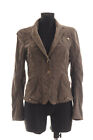 Marc Cain Women's Grey Velvet Blazer Jacket Size N3