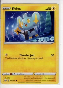 SHINX CROWN ZENITH SET POKEMON CARD 040/159 NM/M - Picture 1 of 1