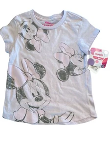 Disney - Minnie Mouse Toddler Girls Short Sleeve Crewneck T-Shirt, Size 3T NEW - Picture 1 of 3