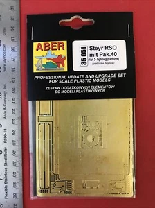 Aber 35 051, Steyr RSO mit Pak.40 Vol.3 (fighting platform), 1/35 scale - Picture 1 of 2