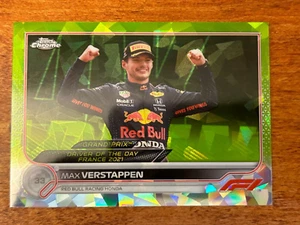 2022 Topps Chrome Sapphire Formula 1 F1 Max Verstappen Chartreuse /199#179 - Picture 1 of 2