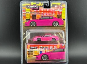 Tarmac Works Nissan Silvia S15 Pink Metallic VERTEX 1/64 - Picture 1 of 10