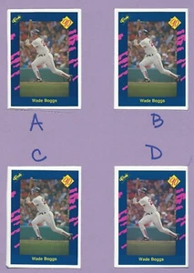 1990 Classic Board Game Blue, #026, Wade Boggs, see description - Picture 1 of 2