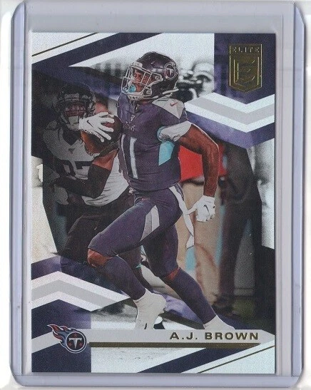 AJ BROWN 2020 Donruss Elite Base Card Refractor #41 TITANS Ole Miss - Image 1 of 1