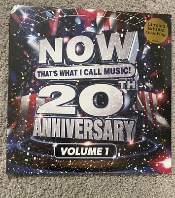 NOW THAT'S WHAT I CALL MUSIC 20TH ANNIVERSARY VOL 1 BLUE/RED LP BRITNEY SPEARS - Image 1 of 2