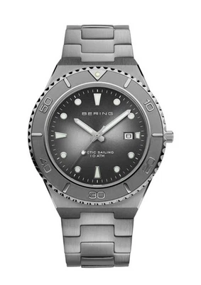 Мужские часы Bering Arctic Sailing серый корпус из нержавеющей стали и циферблат. 18940-777 новый - Изображение 1 из 4