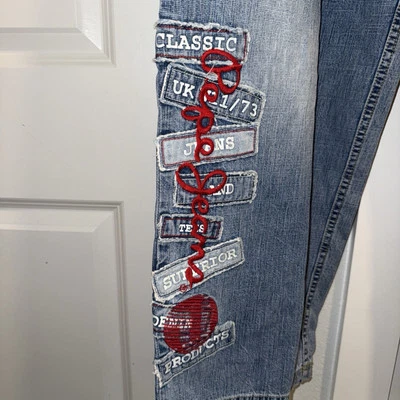 PEPE JEANS VINTAGE REINO UNIDO - TALLA 32 - PINTADO A MANO - MUY RARO - SIN USAR - MEJOR OFERTA Foto 1 de 4