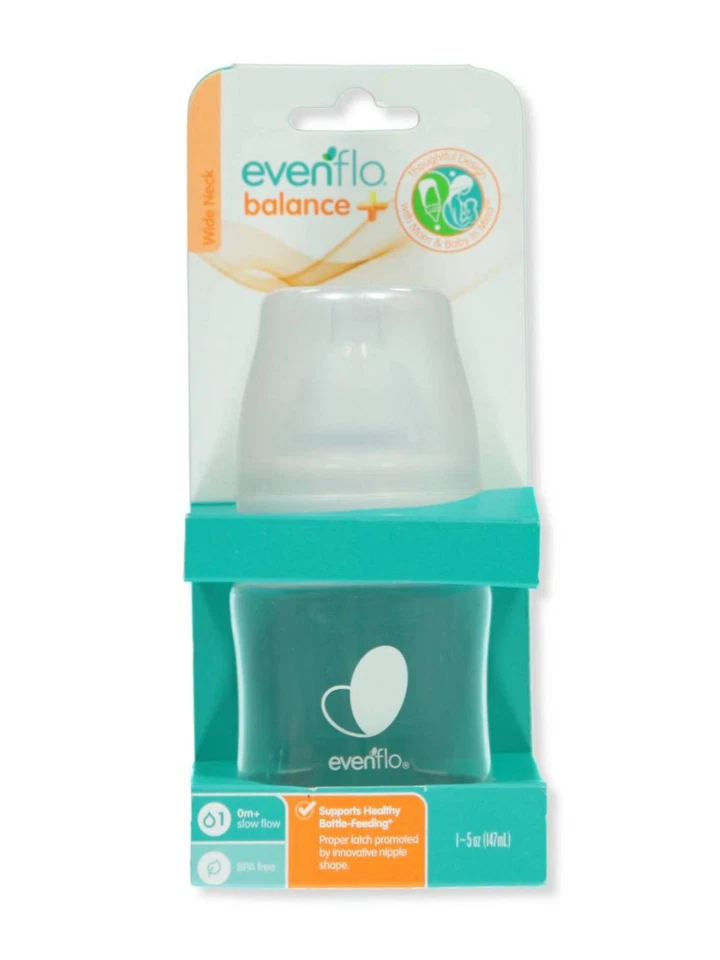 Evenflo Balance Plus Wide Neck Bottle (5 oz.) Color: white Size: one size - Image 1 of 1
