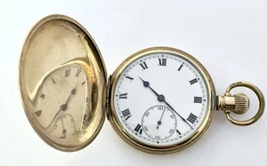 Rolex ‘1927 Police Provenance’ Full Hunter Enamel Dial Gents Pocket Watch, 50mm - Picture 1 of 22