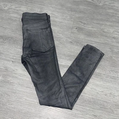 Rag & Bone Pants Women’s 24 Gray Gunmetal High Rise Ankle Skinny Stretch Slim - Image 1 of 4