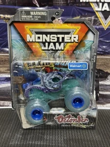 Monster Jam Octon8er Earth Vs Surf Blue Truck HTF 1/64 Diecast Walmart Series 2 - Picture 1 of 2