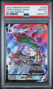Rayquaza Vmax #TG20 2022 Pokemon Silver Tempest PSA 10 - Imagen 1 de 2